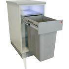 HAILO Poubelle de cuisine encastrable 1 bac - 40 L
