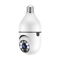 Caméra Surveillance E27 1080P Smart Home Caméra de vision nocturne infrarouge couleur WiFi 2,4 GHz / 5G