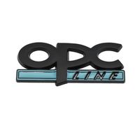Equipement,Autocollants emblème de voiture, Badge de queue de garde-boue, pour Opel ligne OPC - Type OPC Line -B