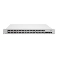 Cisco Meraki Cloud Managed MS225-48LP Commutateur Géré 48 x 10-100-1000 (PoE+) + 4 x SFP+ 10 Go (liaison montante) Montable sur…