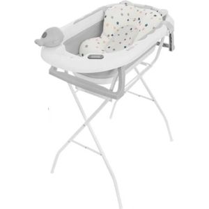 BAIGNOIRE  Primabobo Baignoire pour bébé pliante avec support 81cm, baignoire pour bébé vec thermomètre et support pliable