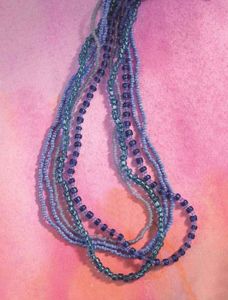 Perles Glorex - 6 1630 162 - Mix perles rocailles, Tons Bleus, taille unique,