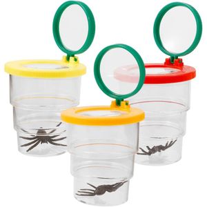 Attrape-Animaux pour Boîte d'Observation avec Loupe Intégrée pour Insectes | Scientifiques Éducatifs d'Exploration Naturelle - Observateur de Papillons et Créatures Attrape-Animaux pour Boîte d'Observation avec Loupe Intégrée pour Insectes | Scientifiques Éducatifs d'Exploration Naturelle - Observateur de Papillons et Créatures