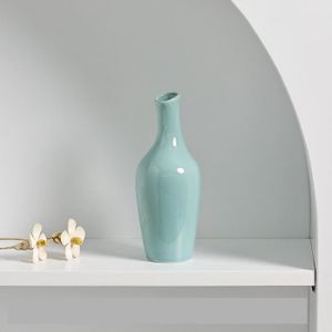 VASE - SOLIFLORE Bleu - Vases en porcelaine de Style moderne, Décor