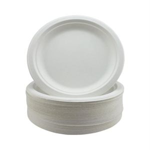 Nupik/ Lot de 25 petites assiettes jetables blanches