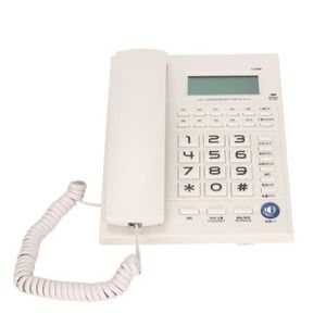 Téléphone fixe HURRISE Téléphone filaire C268 Téléphone Standard 
