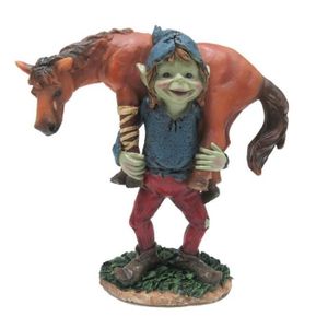 FIGURINE - PERSONNAGE Figurine 'Pixie Musicien' cheval blessé - 13 cm [R7084]