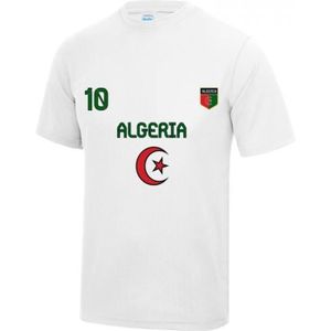 MAILLOT DE FOOTBALL - T-SHIRT DE FOOTBALL - POLO DE FOOTBALL Maillot de foot Algérie homme blanc - NPZ - Anti-t