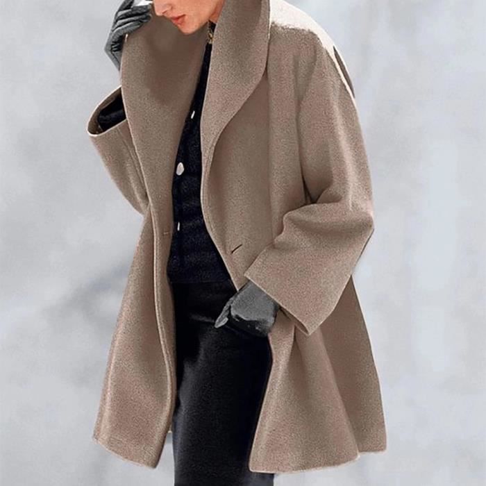 manteaux femme marron