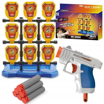 Cible pour avec Pistolet Enfant, Cible Electrique de Tir Automatique avec 20 Flechette Jouet Garçon Fille 3 4 5 6 7 8 9 10 Ans Cible pour avec Pistolet Enfant, Cible Electrique de Tir Automatique avec 20 Flechette Jouet Garçon Fille 3 4 5 6 7 8 9 10 Ans