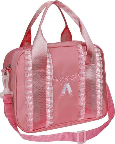 Sac De Danse à Roulettes Jesustree Pour Fille – Rose Brodé, Chausson De Ballet, Imperméable, Cadeau Parfait Pour Jeune Ballerine