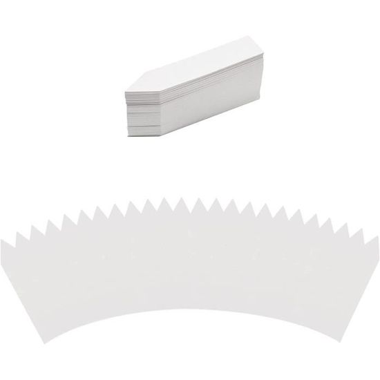 Étiquettes En Plastique Imperméables | Lot De 50 | 6,3x3,7 Cm Vierges | Réutilisables | Pour Bagages, Clés, Stockage