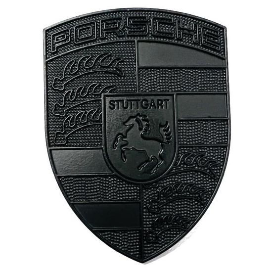 P17358 - 91155904102 - Grille capot arrière métal - NOIR / NOIR // NOIR  (NOIR) pour Porsche