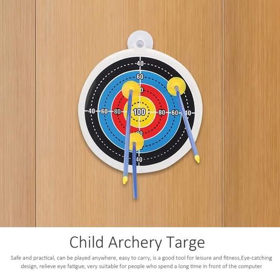 Jeu de Tir à l'Arc pour Enfants - VGEBY - avec Flèches à Ventouse et