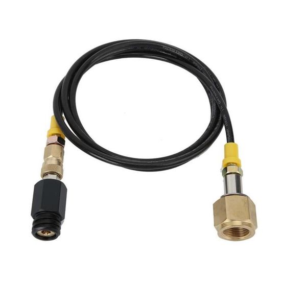 Alriedy Tuyau Adaptateur CO2 1,5 M W21,8-14 Vers TR21-4 Réservoir Pour Grandes Bouteilles Sodastream Duo Quick Connect QC