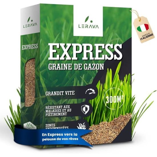 Gazon à Semer LERAVA EXPRESS 7,3kg 90 Raygrass Germination — free download