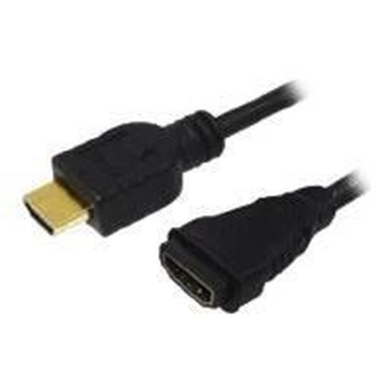 HDMI câble de rallongement 1.4, noir , 2,0m