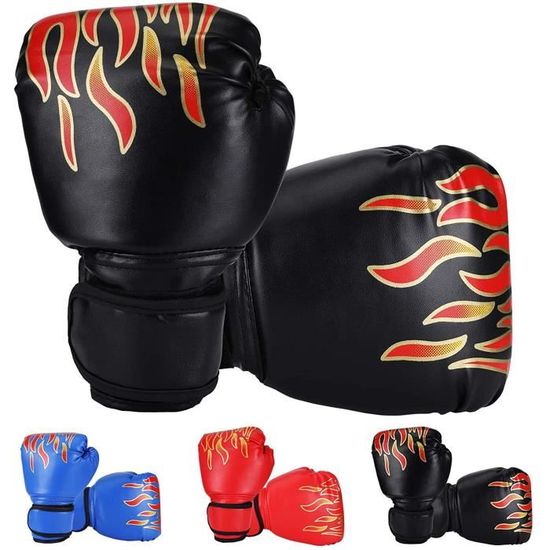Gants De Boxe Enfant – Pour Muay Thai, Kickboxing, MMA – Taille 3-13 Ans – Rembourrage Protège Mains - 13