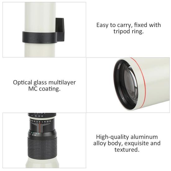 Novoflex A-Mount 400mm F5.6 600mm F8 2X Teleconverter PigRig Follow