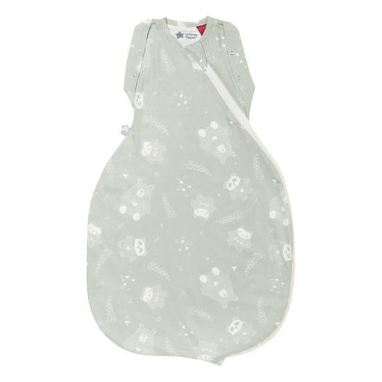 Gigoteuse d'Emmaillotage Tommee Tippee - Tissu Doux en Coton - 2.5 TOG - 3-6 mois - Woodland Gro Friends