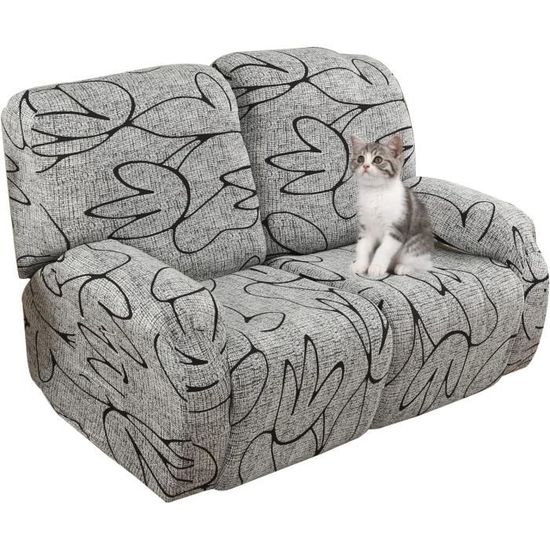 Housse de canapé Jaz relax extensible 2 places beige 150 * 200 cm Housse de canapé Jaz relax extensible 2 places beige 150 * 200 cm