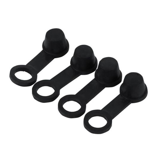 ARAMOX BOUCHONS DE mamelon purge, 4x frein en caoutchouc noir purger