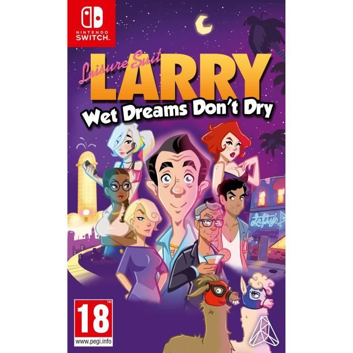 Leisure Suit Larry - Wet drams dont dry Jeu Switch