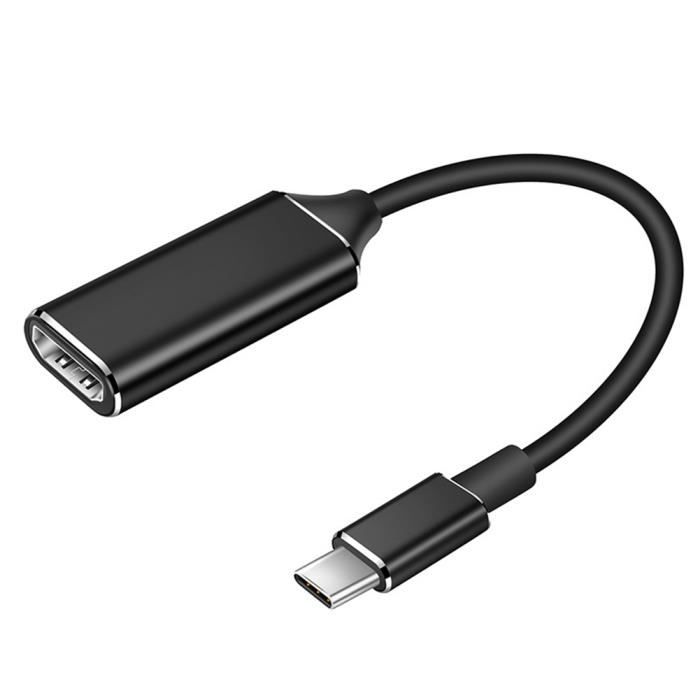 Adaptateur USB C vers HDMI Type-c renouvelable Convertisseur HDMI femelle Adaptateur de câble Convertisseur