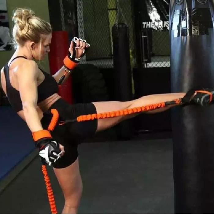 200LBS nouveau système de sangle d'entraînement de bandes de résistance de boxe d'exercice lourd de haute - HSJSTLDA09146