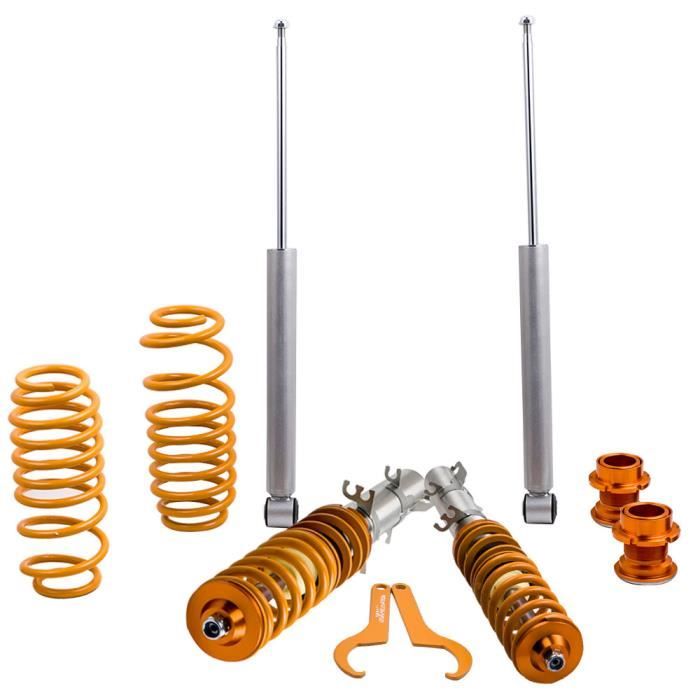 Combinés filetés Suspension Kit for VW Volkswagen Golf MK4 bora 1.9 TDi Amortisseur Kit de Suspension Amortisseurs pour Audi