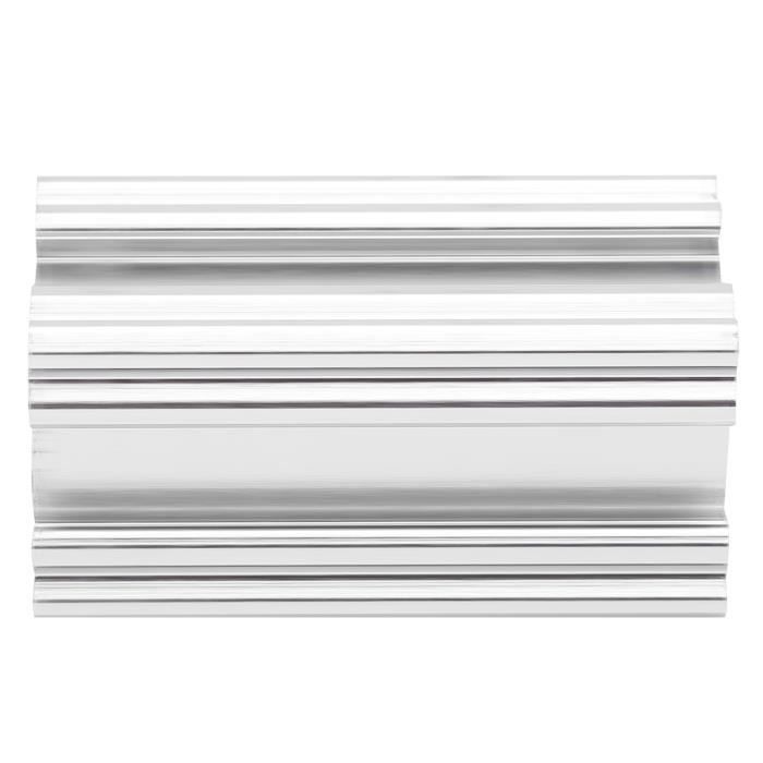 Poutre de rail de revêtement Profilé d'extrusion Poutre de rail linéaire à rainure en T Fournitures industrielles en aluminium