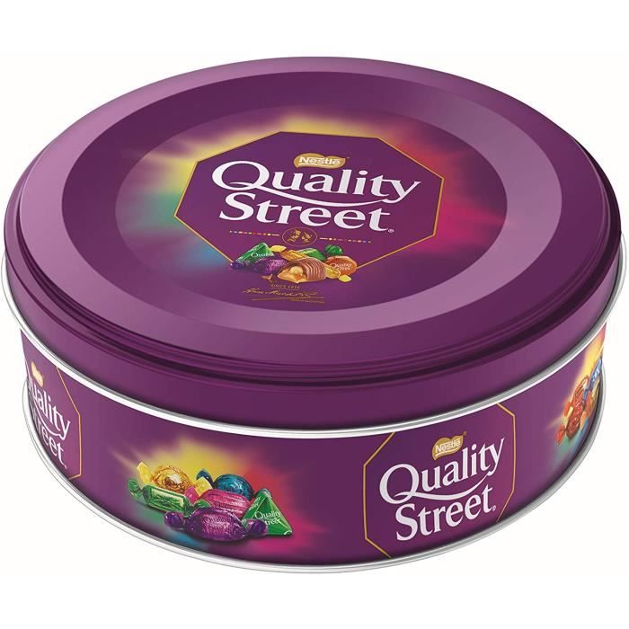 Nestlé Quality Street - Assortiment de Chocolats et Toffees - boîte métal 480g