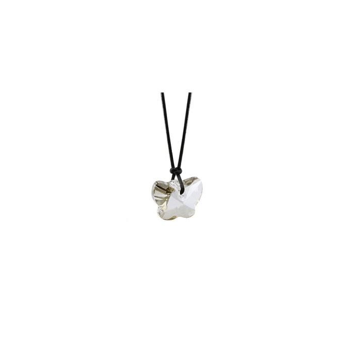 Collier Papillon en Cristal Blanc de Swarovski Elements
