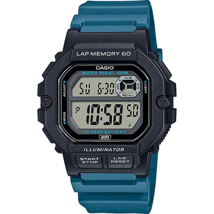 Montre - CASIO - Sport - Bleu et Noir résine