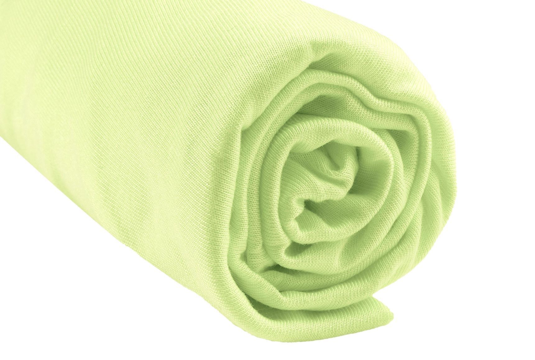 Drap housse Bambou pour lit évolutif 90x140 Anis