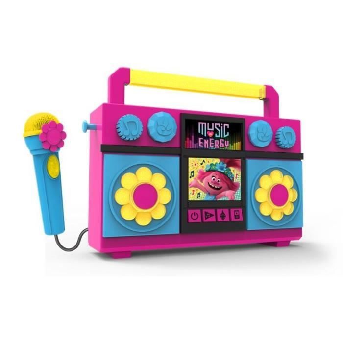 EKIDS TROLLS Sing Along Boombox TR-115
