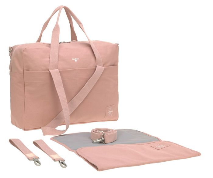 Lässig Green Label Cotton Essential Bag Rose [179775] - sac de couches sac a langer