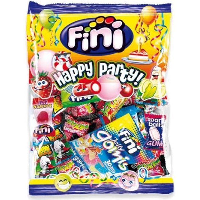 Assortiment de différents sachet de confiserie Fini le tout pensant 500 grs.