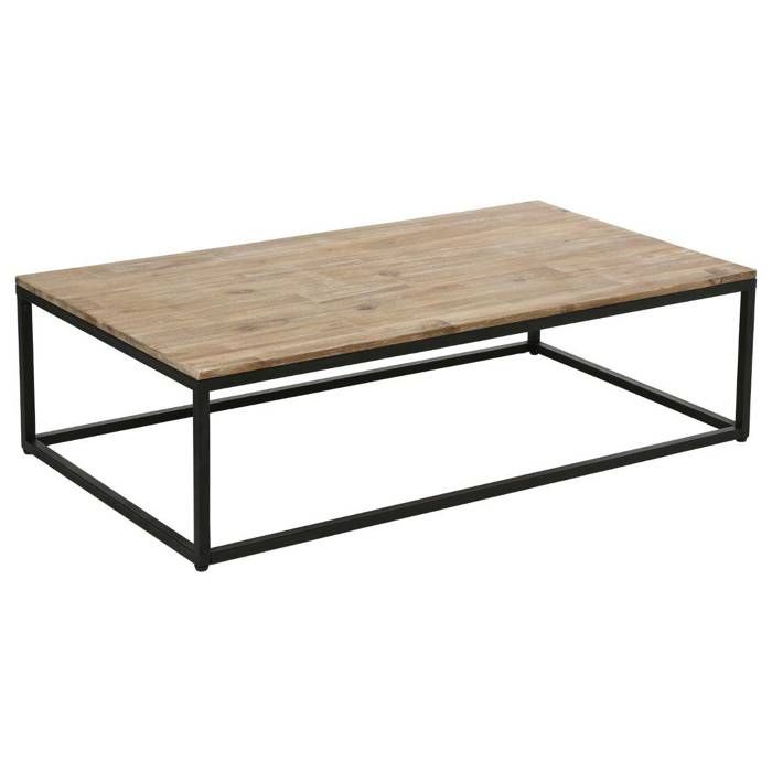 Table basse de salon Vintage - Bois d'acacia