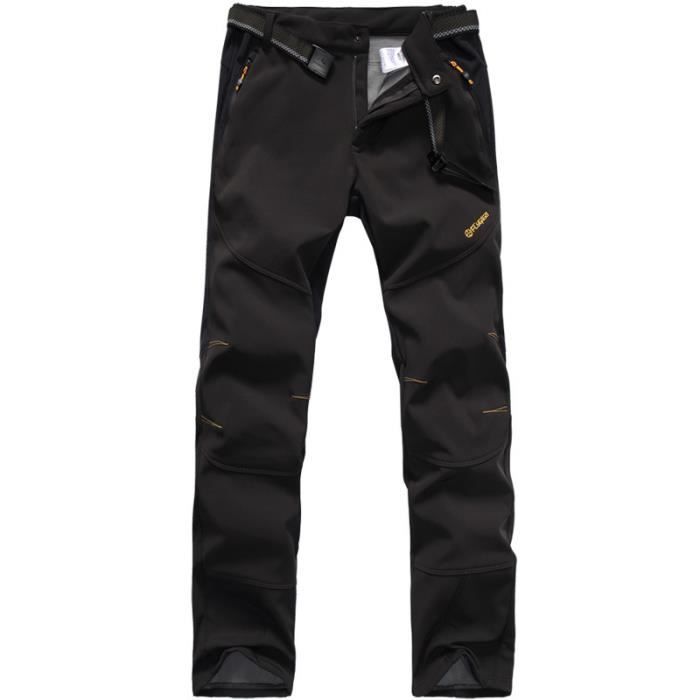 Pantalon Softshell Hommes Femmes Polaire Chaud Pour Trekking Montagne Randonnée Coupe-vent Imperméable Pour Couples Hiver Automne