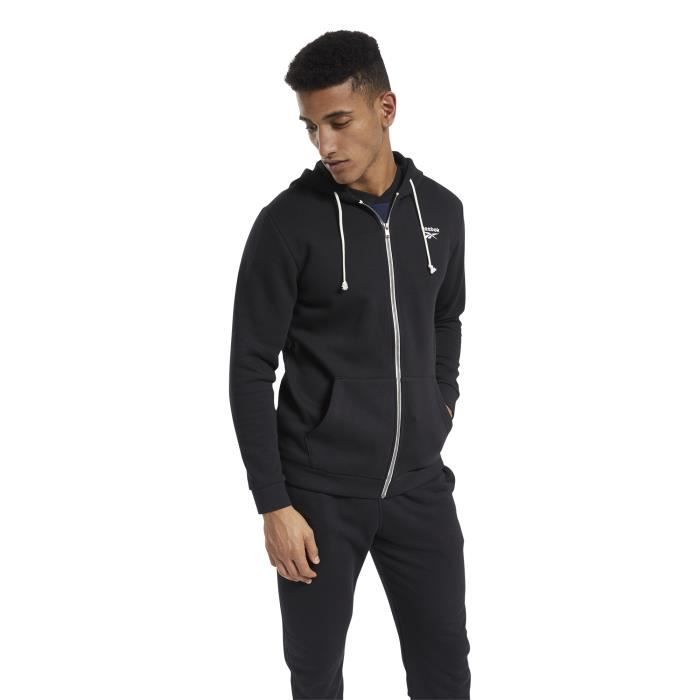 Sweat à capuche Reebok Training Essentials Fleece Zip Up