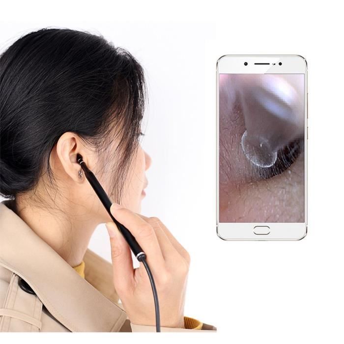 Otoscope de caméra d'oreille d'usb3.9Mm Hd portée d'oreille avec le nettoyant d'oreille compatible de cire d'oreille pour Android
