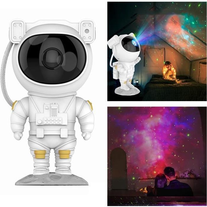 PRUMYA lampe de Projection de ciel étoilé d'astronaute Projecteur de galaxie pour enfants lampe de Projection décoration de maison