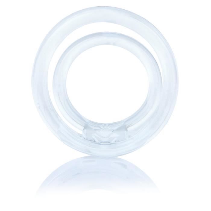 Double cockring anneau transparent