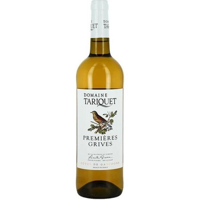 Domaine Tariquet Premières Grives IGP Côtes de Gascogne Vin blanc du Sud-ouest