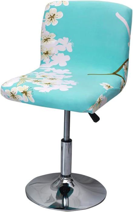 Lot De 4 Housses De Tabouret De Bar Rondes En PU - Imperméables, élastiques, Diamètre 30-34cm, Pour Protection Et Décoration