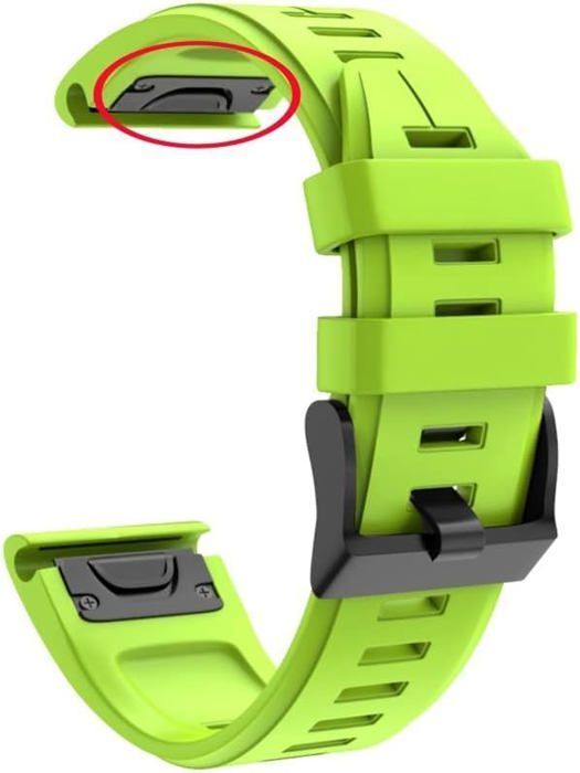 Bracelet De Montre En Silicone À Libération Rapide Pour Garmin Fenix 7S - Foto 9