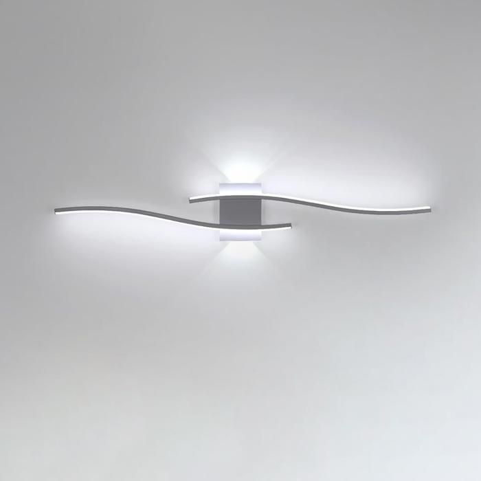 DELIPOP Applique Murale LED 27W - 6500K Blanc Froid - Éclairage Intérieur Moderne - Écoénergétique pour Escaliers Couloir Salon