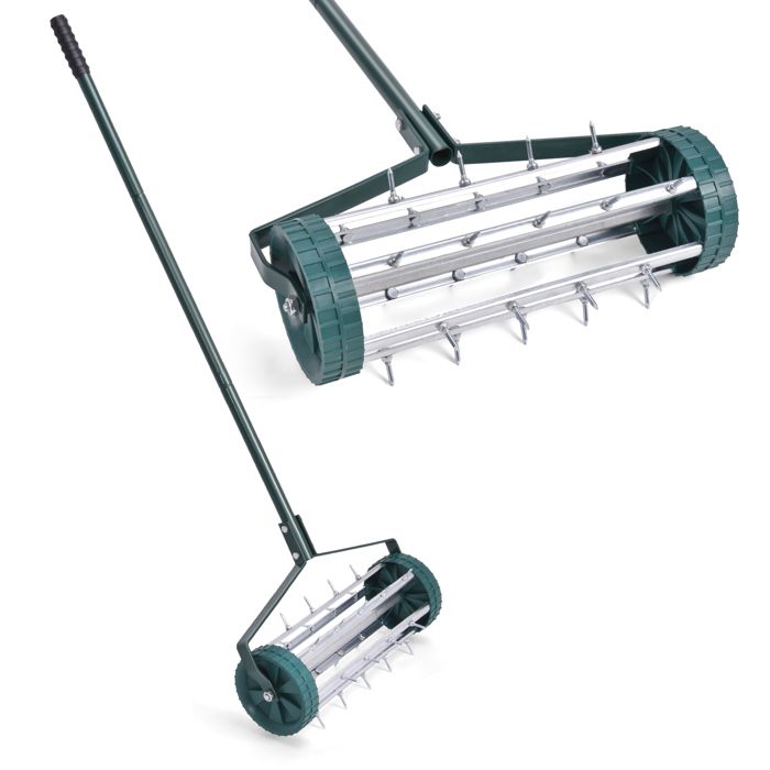 tectake® Rouleau à Gazon Rouleau de Jardin, Tambour 60 cm Équipé d'un racleur Lestage tectake® Rouleau à Gazon Rouleau de Jardin, Tambour 60 cm Équipé d'un racleur Lestage