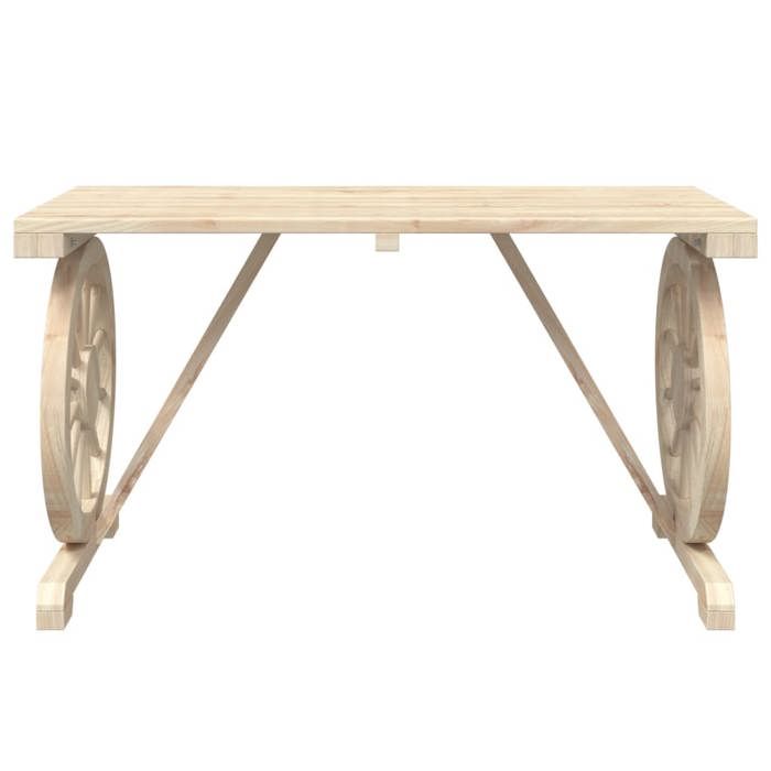 Black Friday Table à dîner de jardin BURKE 2/4 PERSONNES 115x55x65 cm bois de sapin massif TTT319